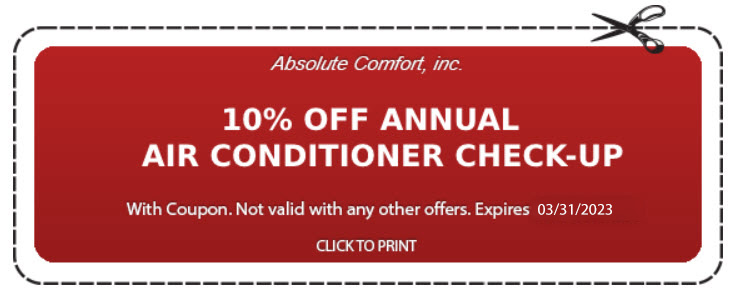 Annual Air Conditioner Check-Up Coupon