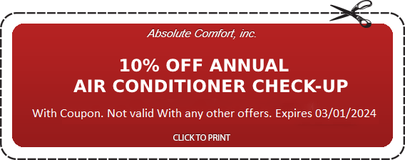 Annual Air Conditioner Check-up Coupon
